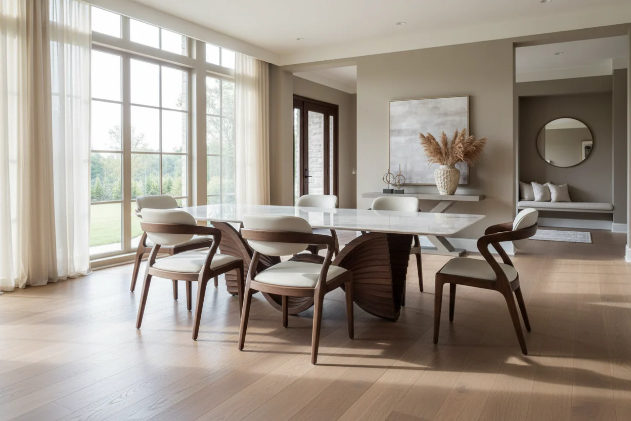Vela Sculptural Dining Table - Image 3