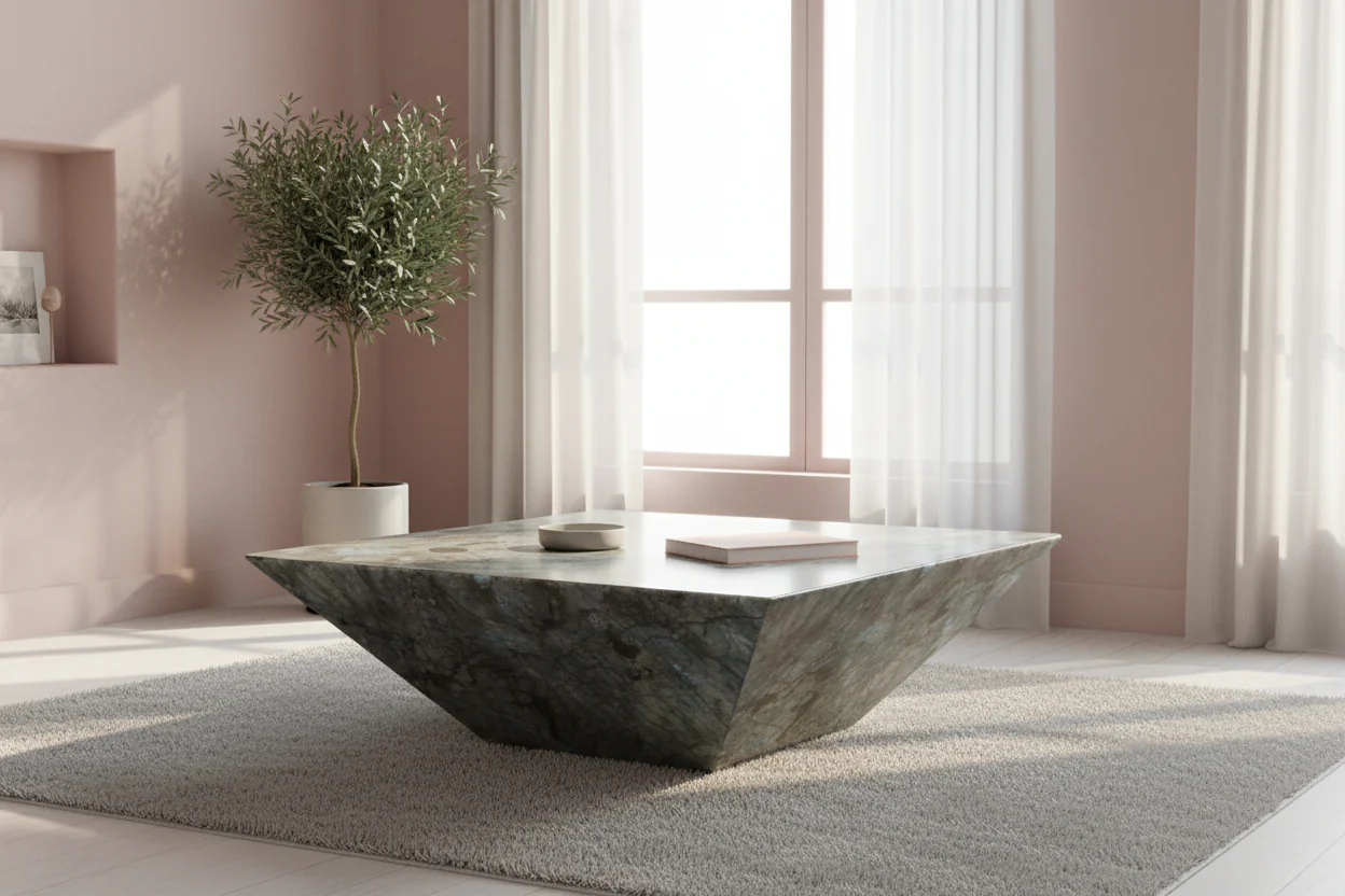 Alba Marble Coffee Table - Image 4