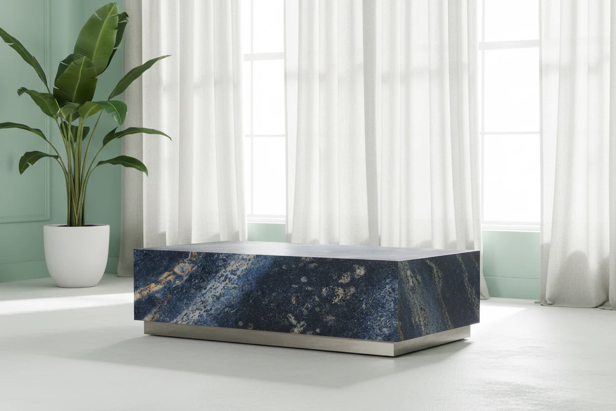 Aphrodite Sintered Stone Rectangular Coffee Table - Image 3