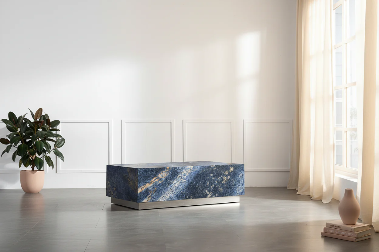 Aphrodite Sintered Stone Rectangular Coffee Table - Image 4
