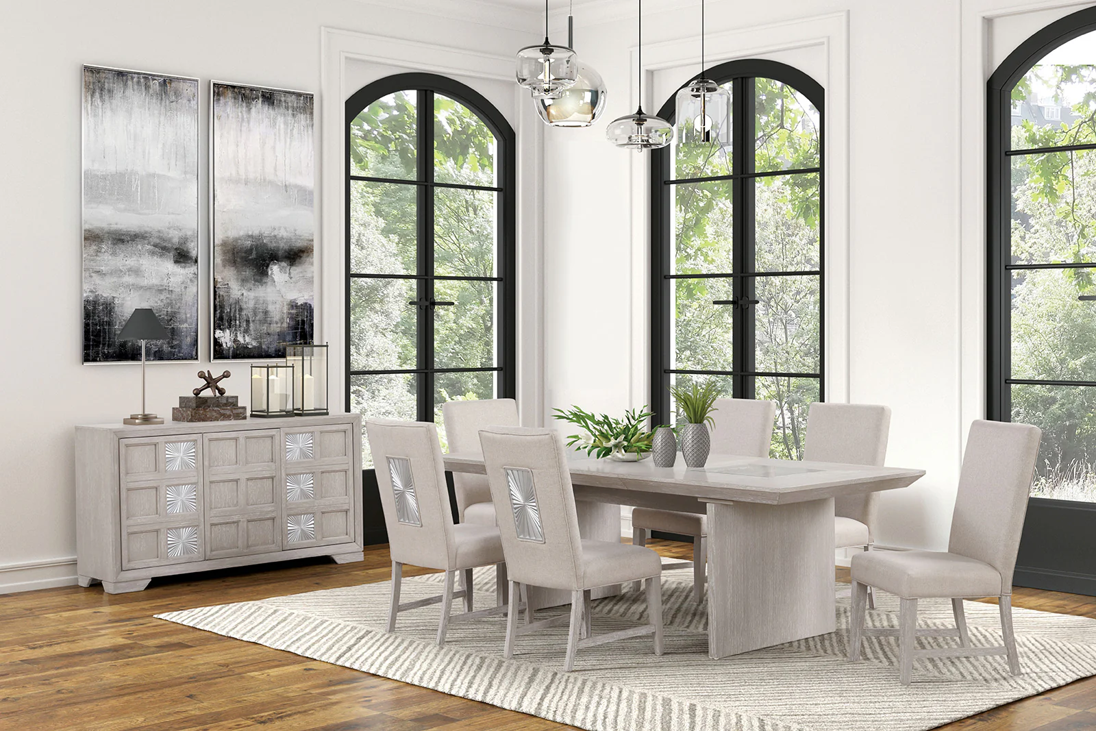 Argenthart 7 Piece Dining Set - Image 6