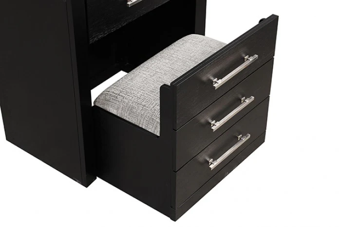 Ashburton Vanity Set with Stool – Contemporary - Image 10