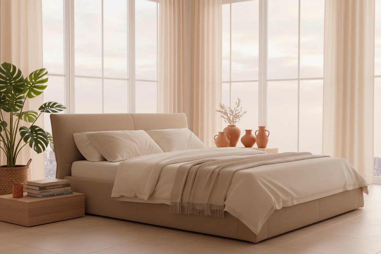 Baxter Upholstered Platform Bed - Image 12