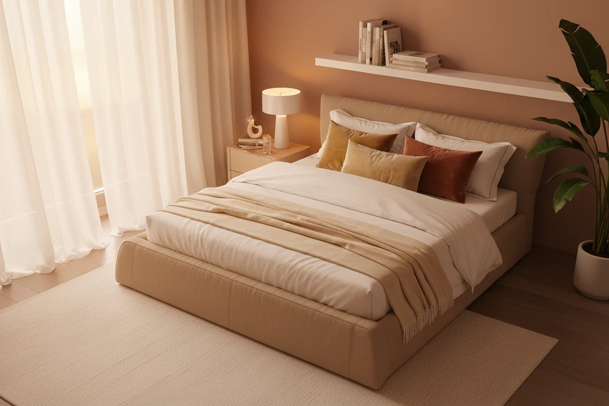 Baxter Upholstered Platform Bed - Image 2