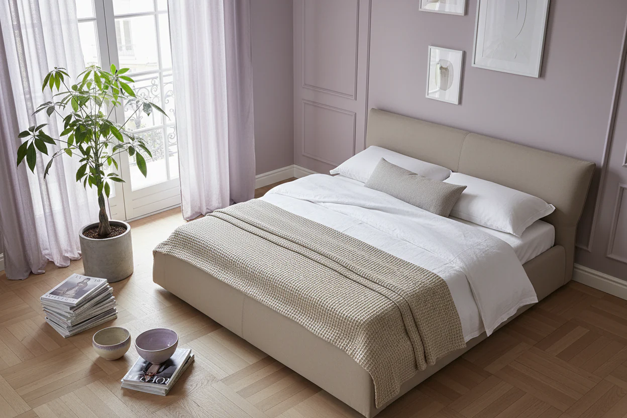 Baxter Upholstered Platform Bed - Image 7