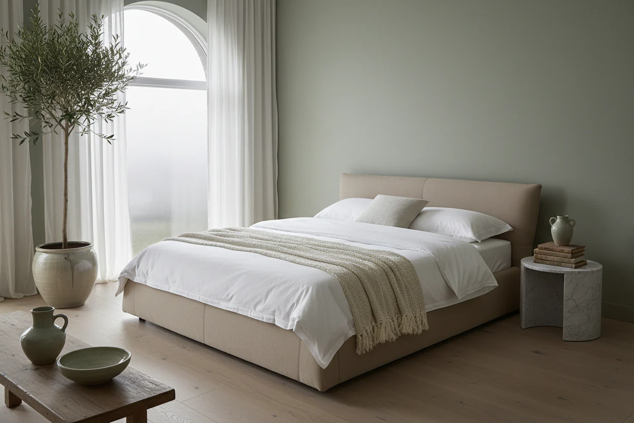 Baxter Upholstered Platform Bed - Image 9