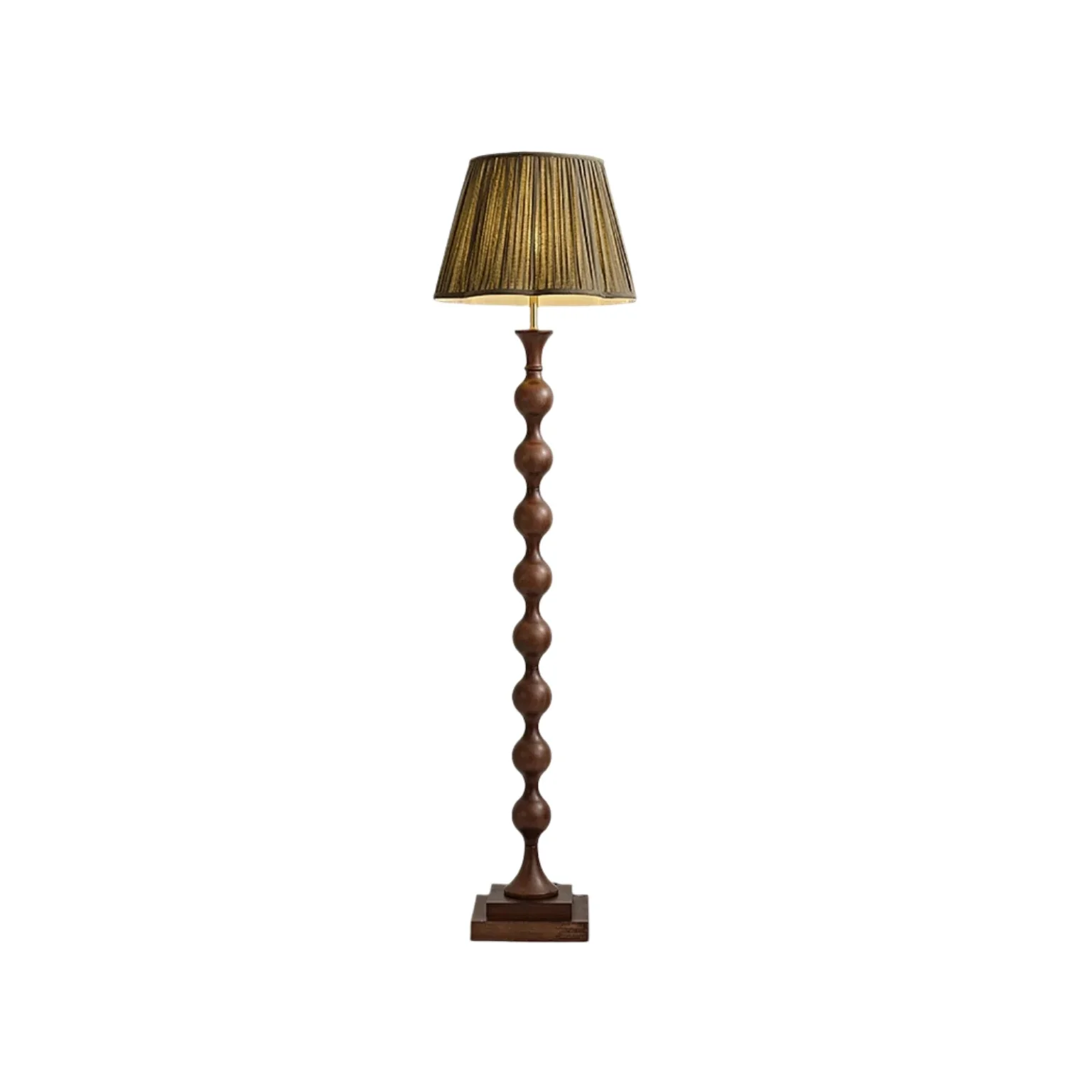 Beaded Wooden Floor Lamp - Image 15