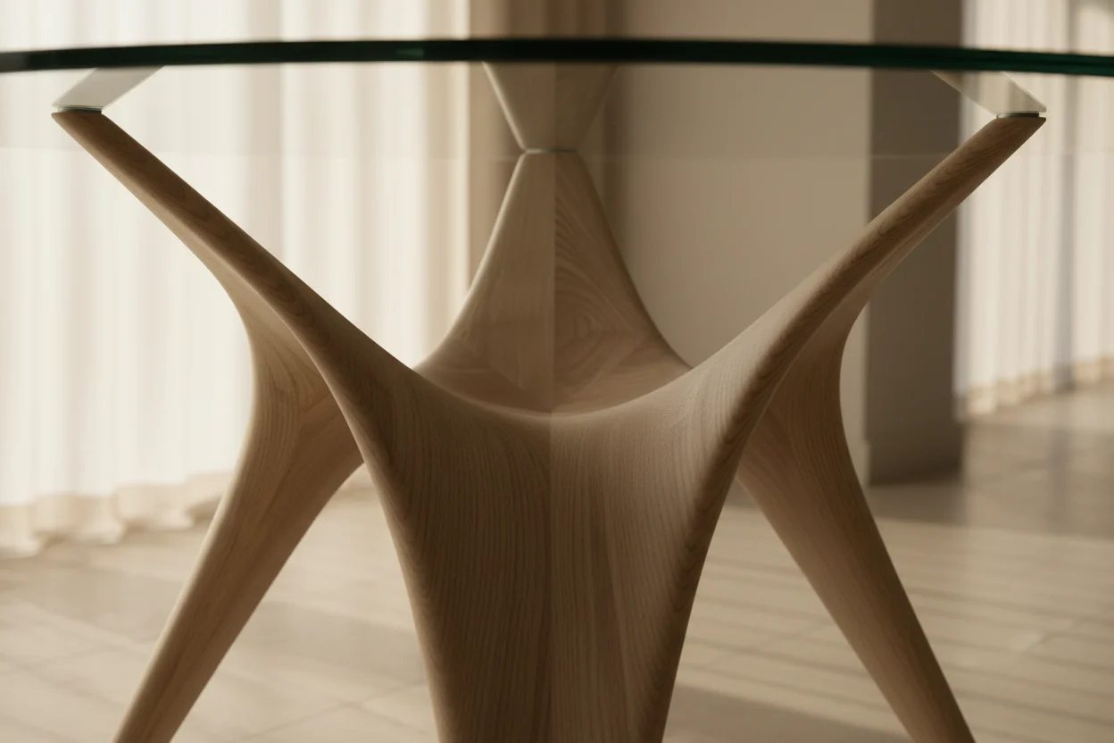 Beryl Glass Dining Table - Image 6