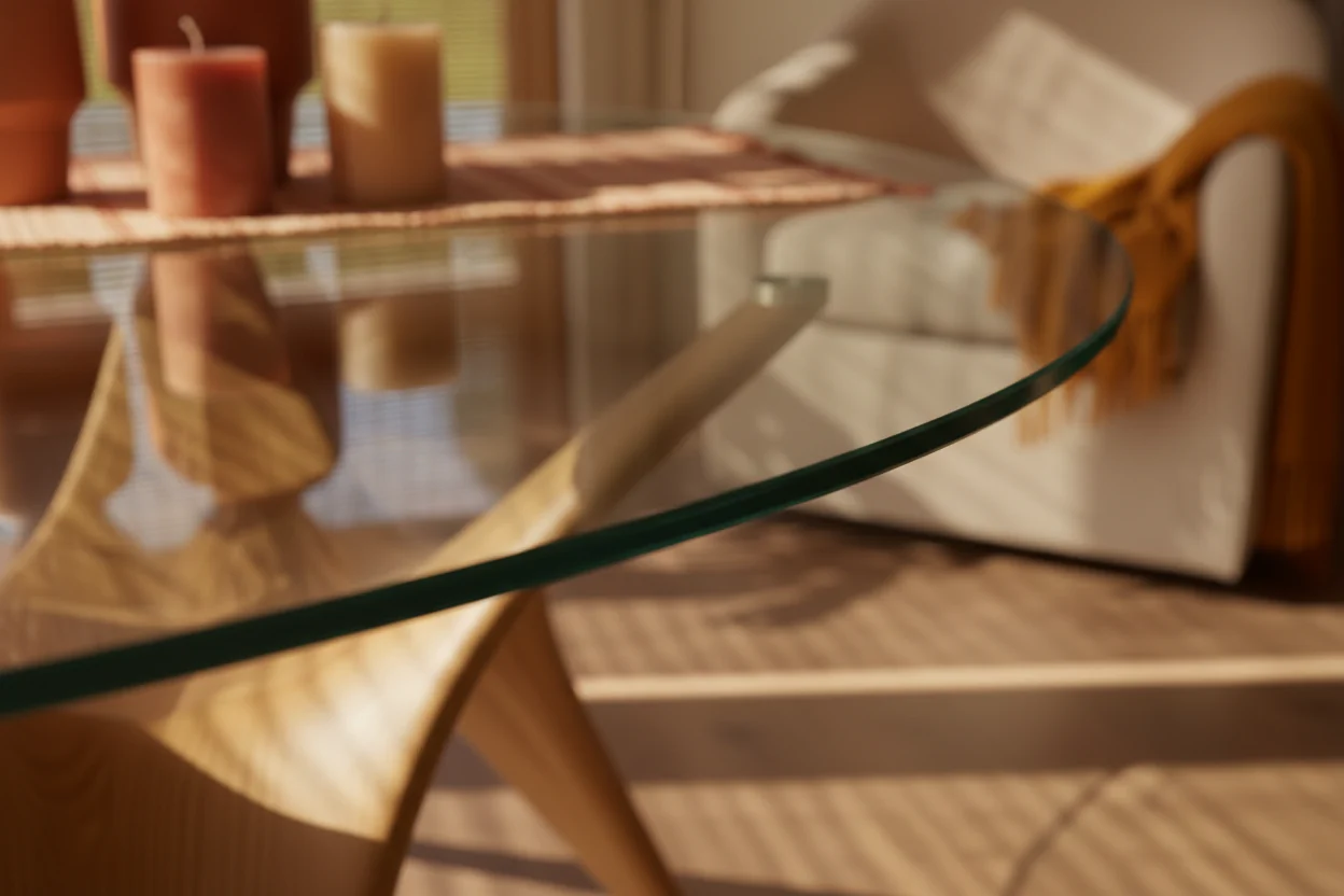 Beryl Glass Dining Table - Image 7