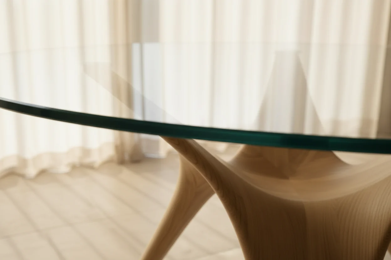 Beryl Glass Dining Table - Image 9