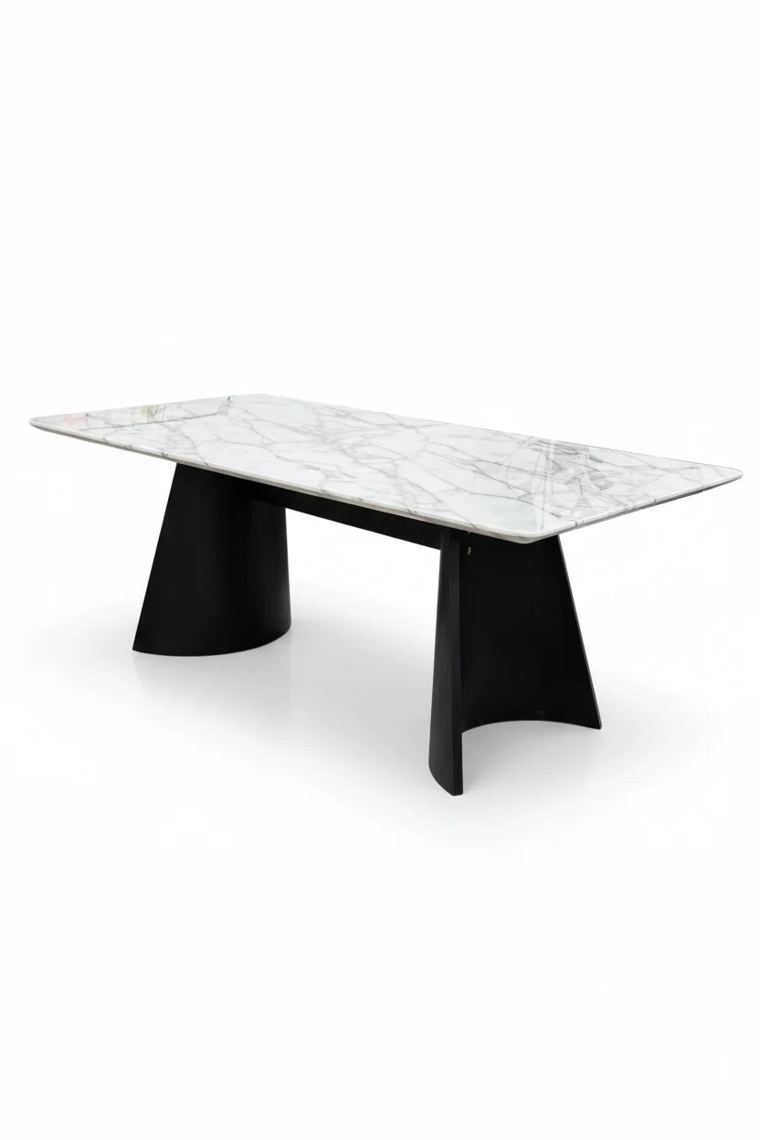 Bianco Arc Dining Table