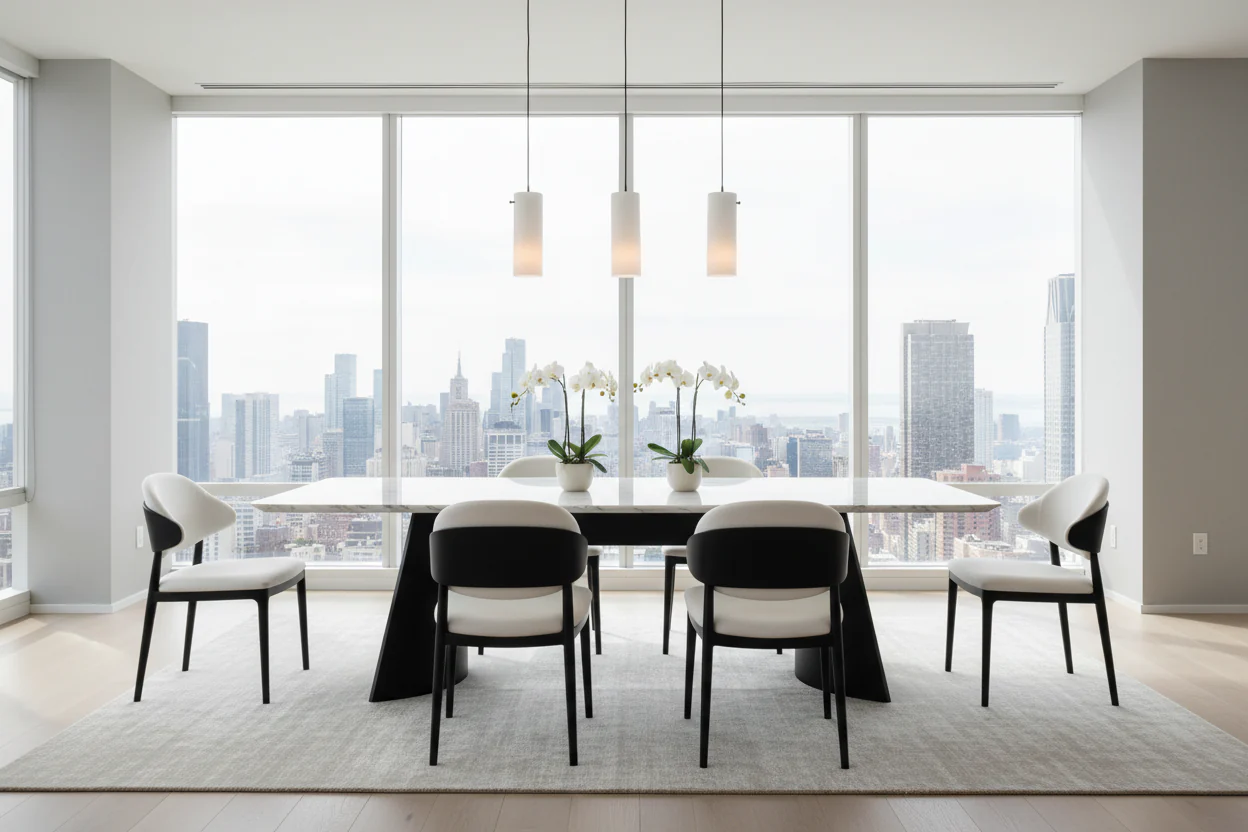 Bianco Arc Dining Table - Image 2