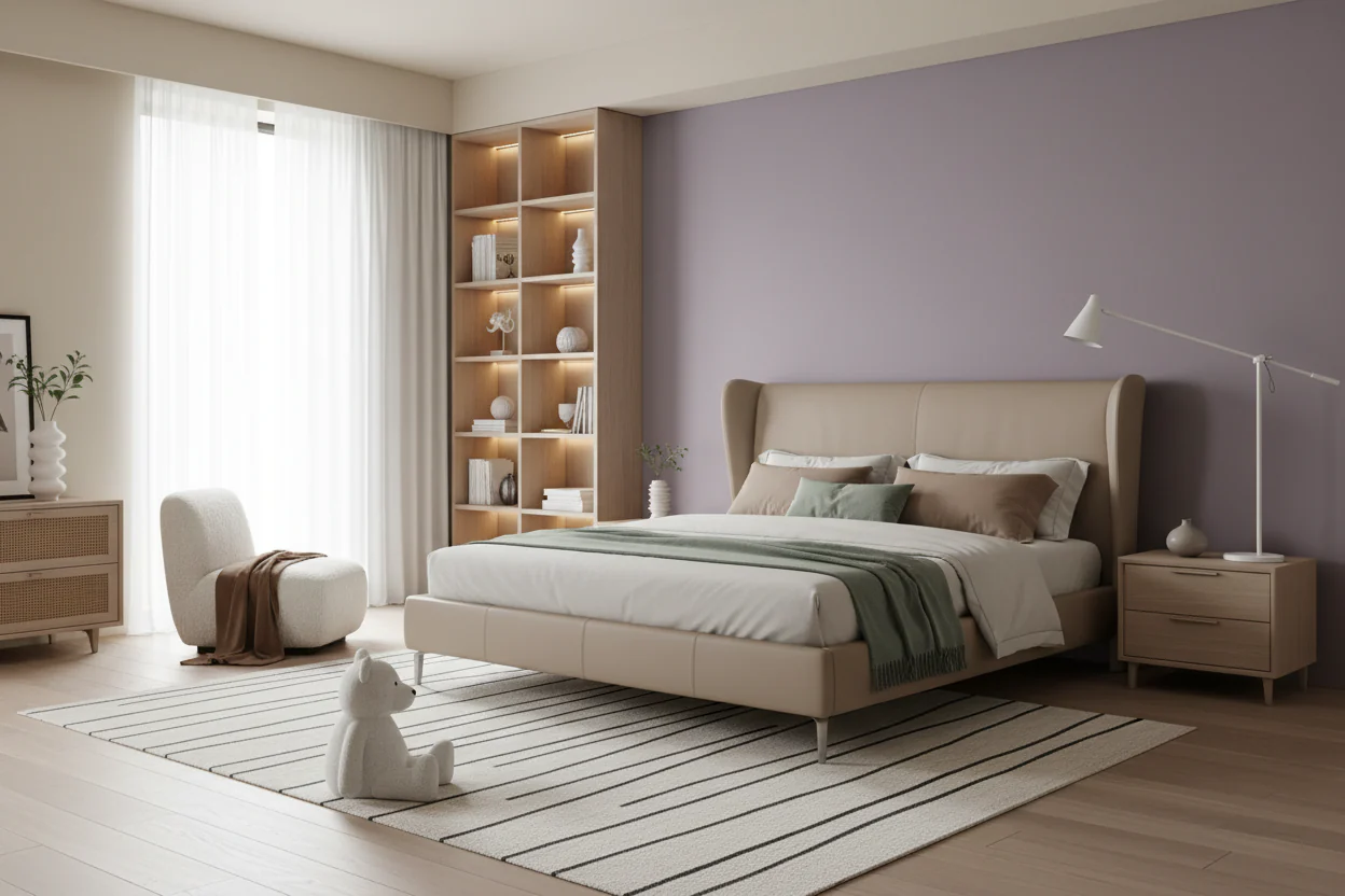 Caitlyn Leather Platform Bed - Image 8