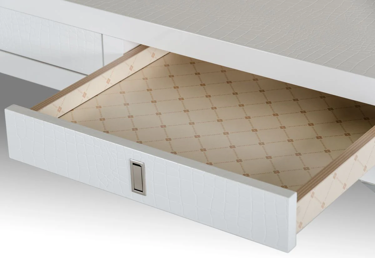 Cascade Modern White Office Desk - Image 5