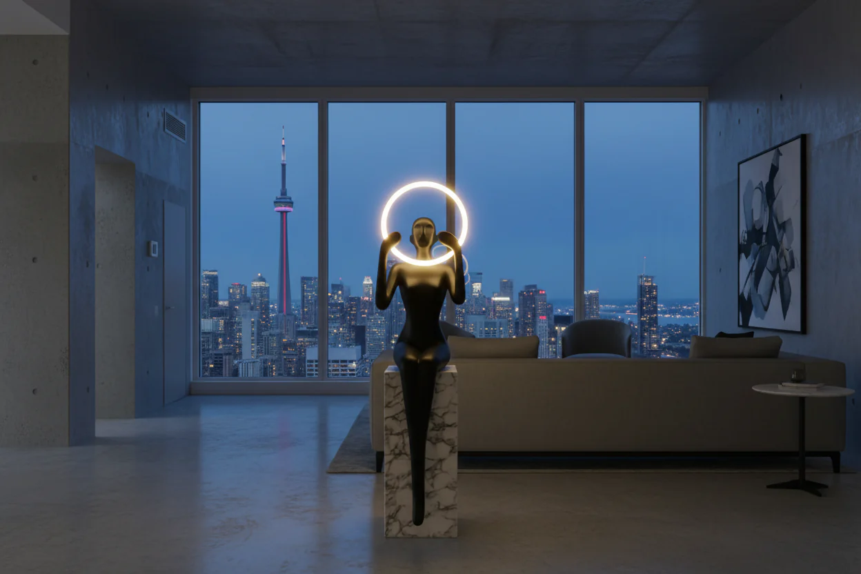 Celestia Halo Floor Lamp - Image 6