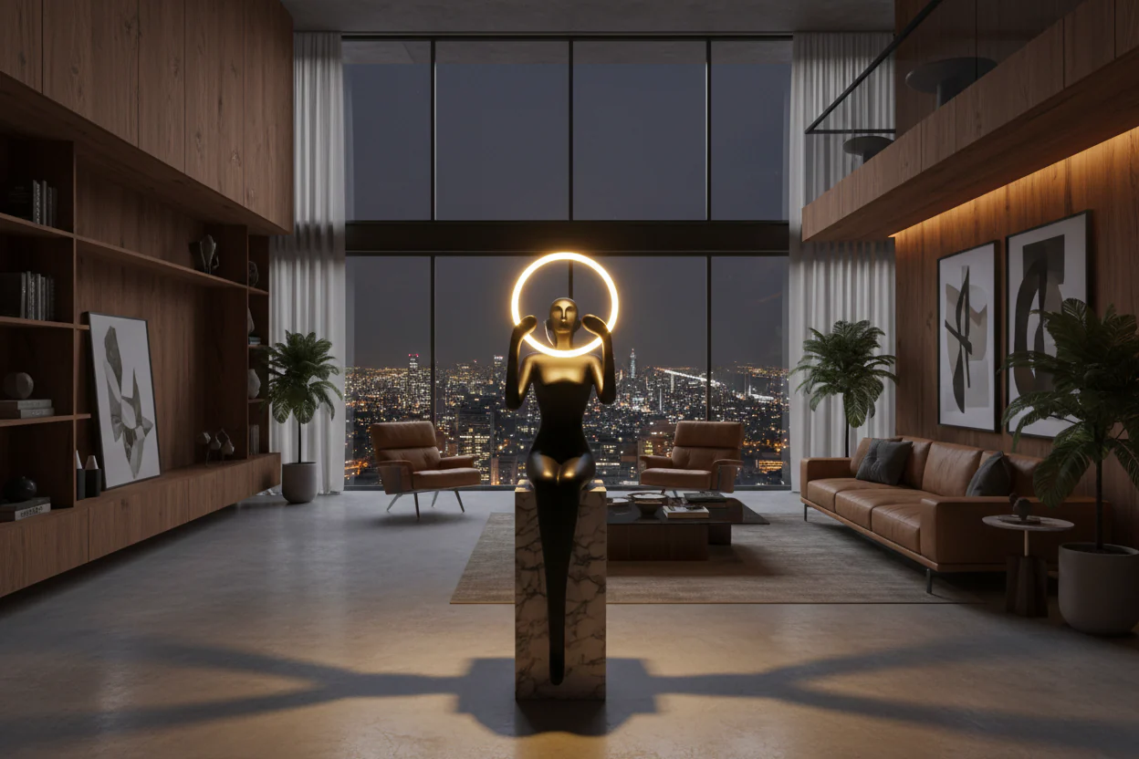 Celestia Halo Floor Lamp - Image 8