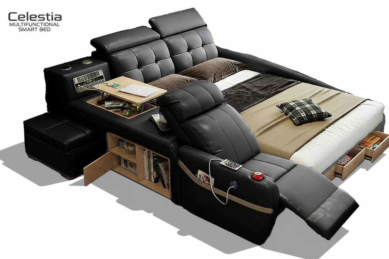 Celestia Multifunctional Smart Bed - Image 29