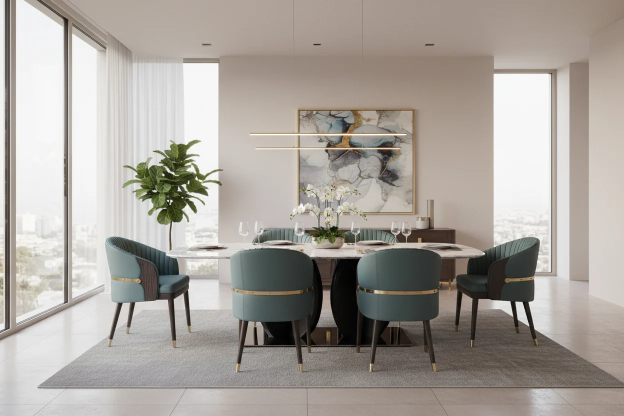 Imperial Jade Dining Chair - Image 7