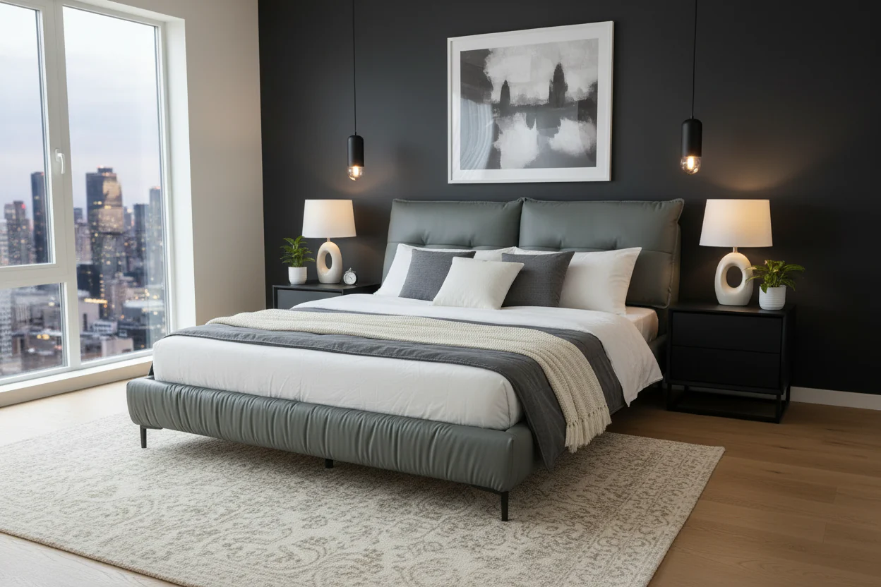 CloudNest Pillowed Platform Bed - Image 7