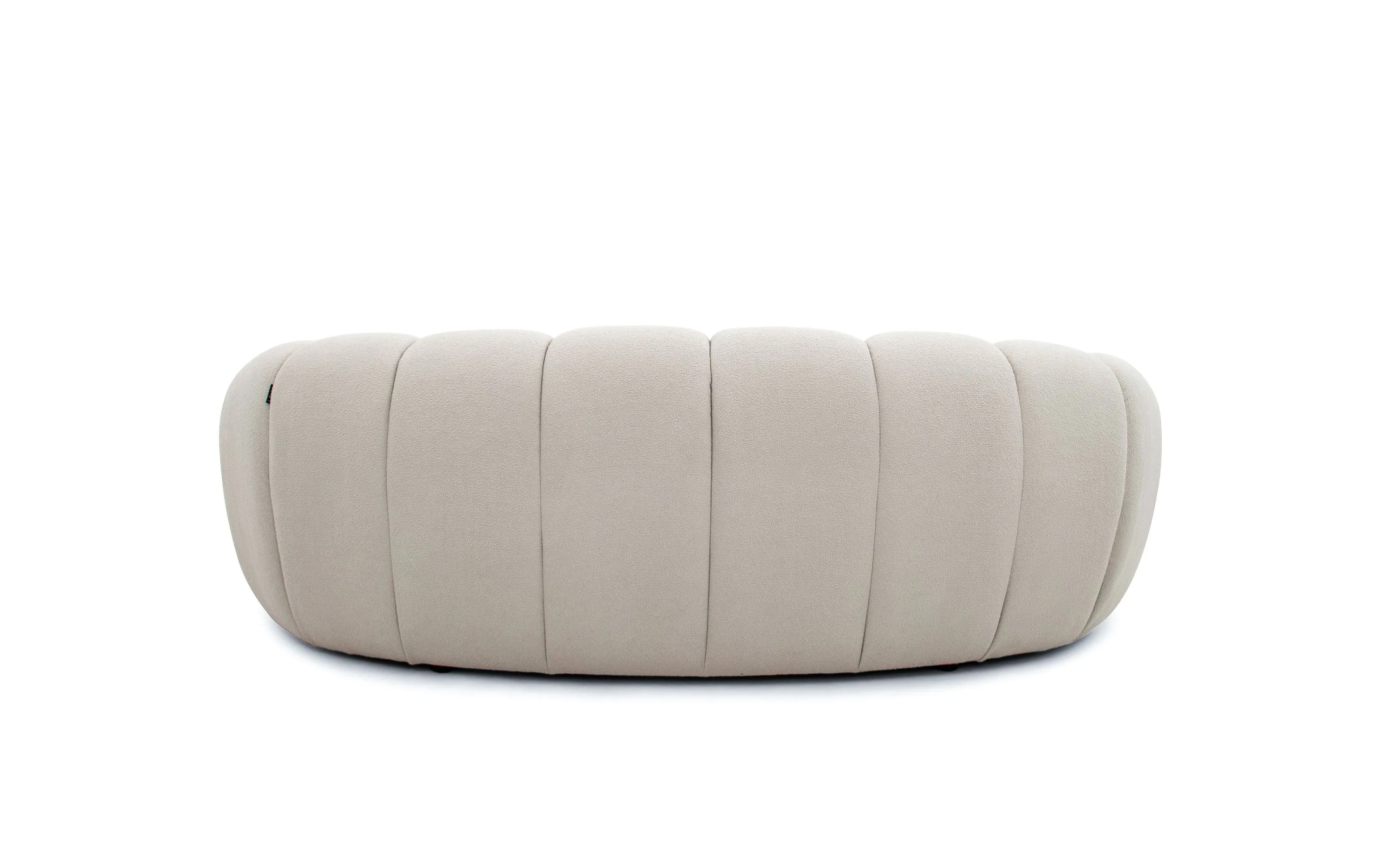 Cozy Cloud Sofa Set - Modern Curved Fabric Loveseat - Image 4
