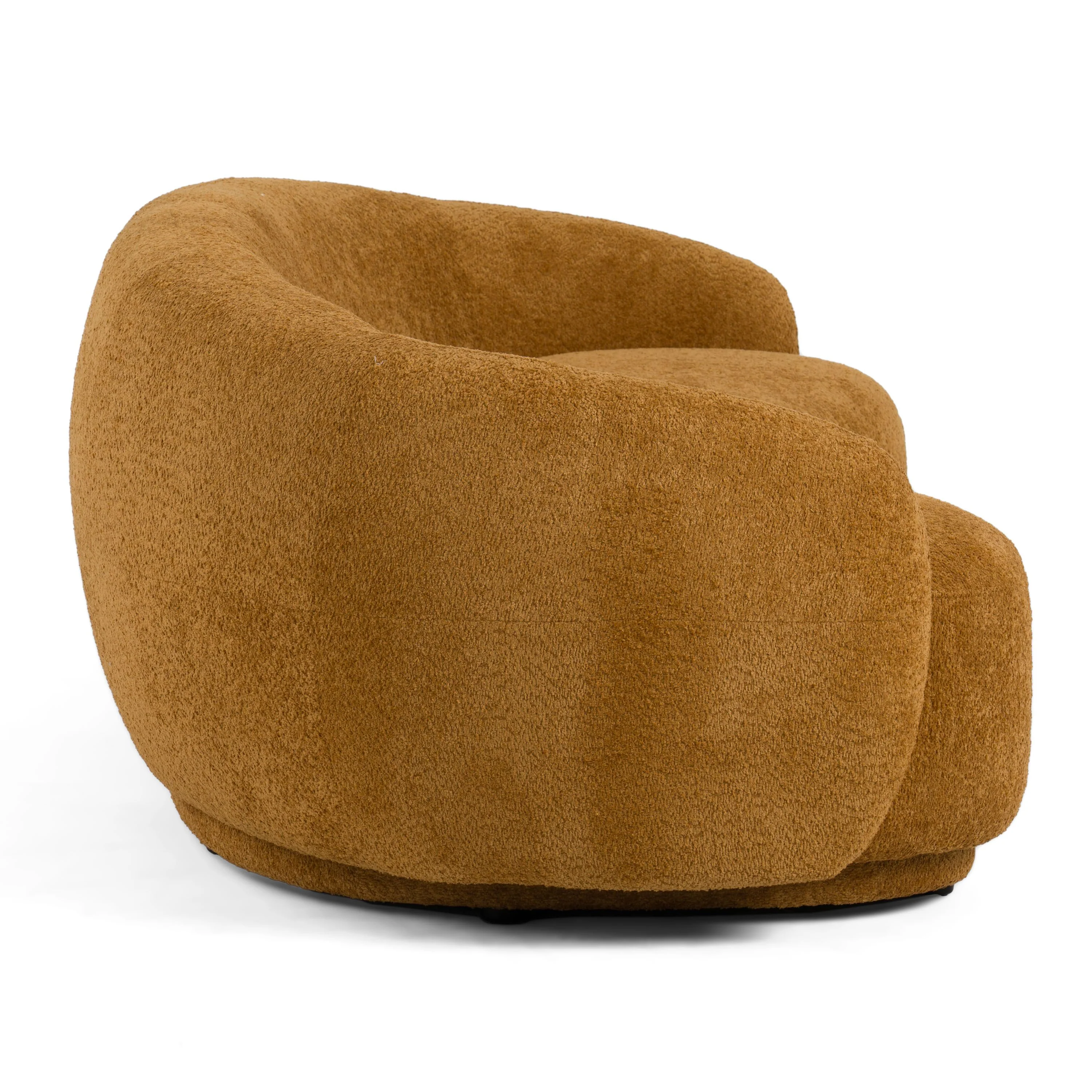 Cozy Pinnacle Sofa Set - Modern Orange Fabric Sofa - Image 3