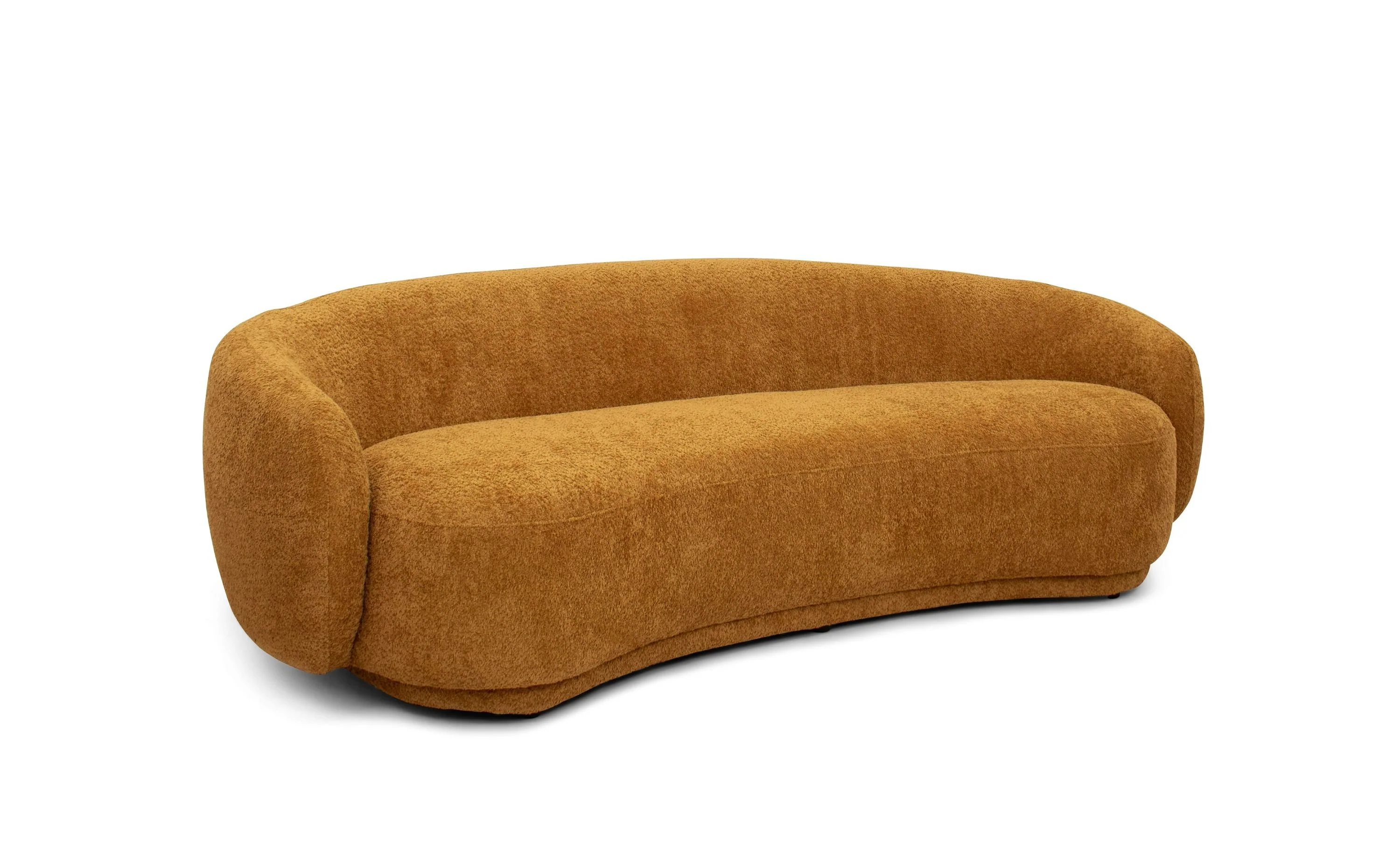 Cozy Pinnacle Sofa Set - Modern Orange Fabric Sofa - Image 8