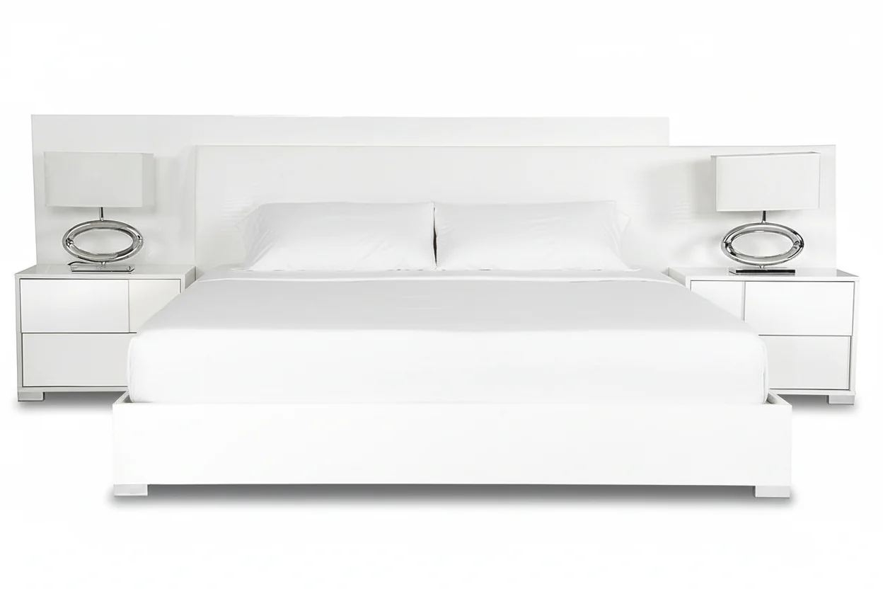 Crystal Luxe High Gloss Platform Bed - Image 12