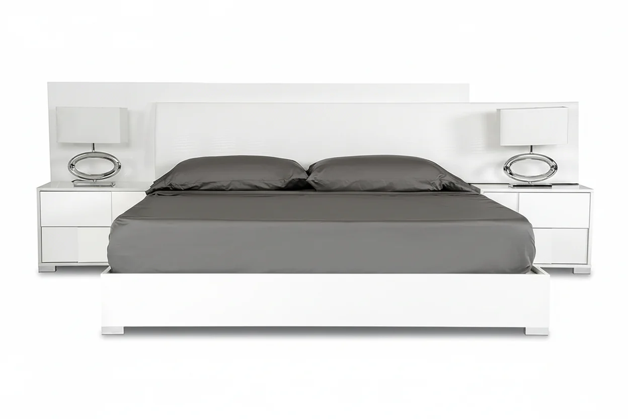 Crystal Luxe High Gloss Platform Bed - Image 14