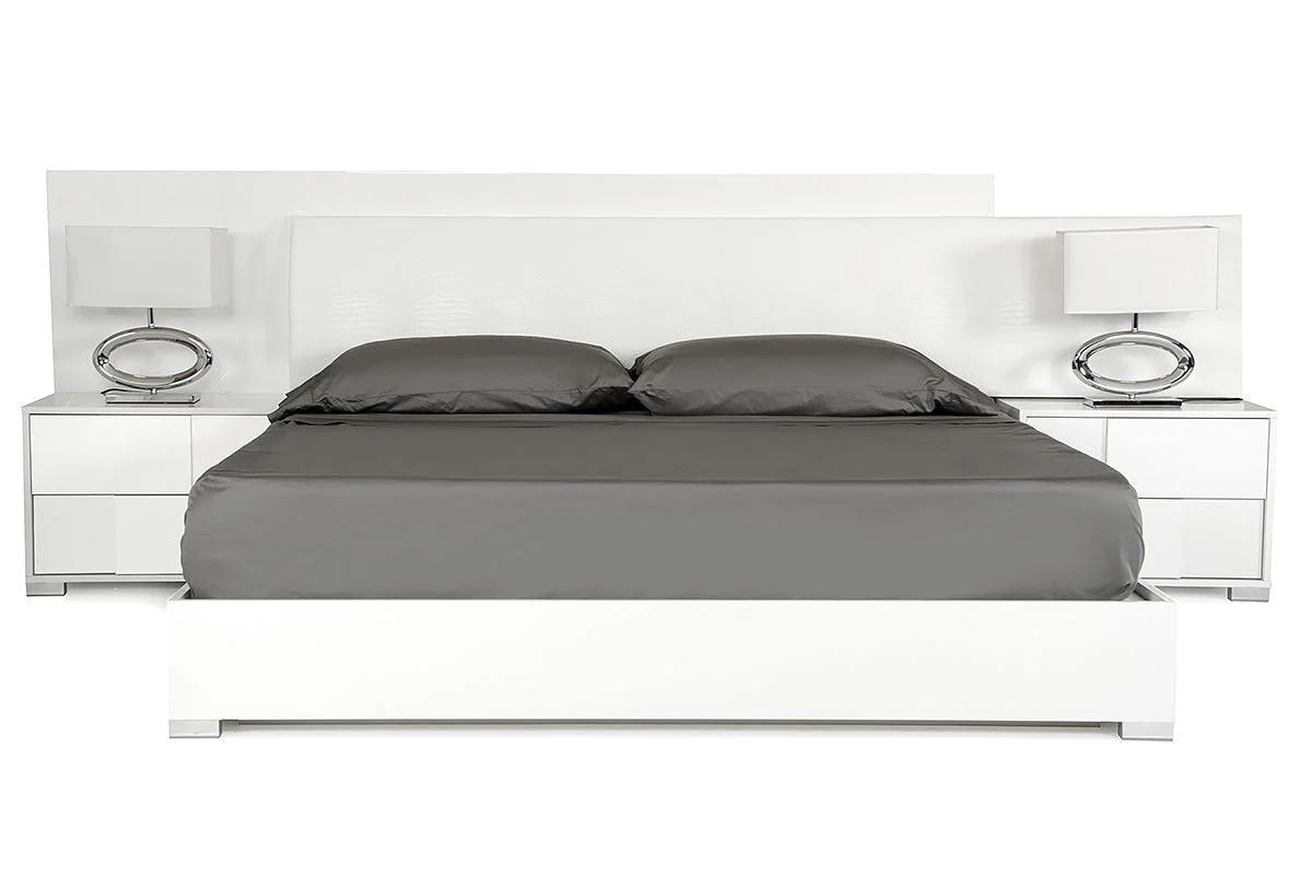 Crystal Luxe High Gloss Platform Bed - Image 3