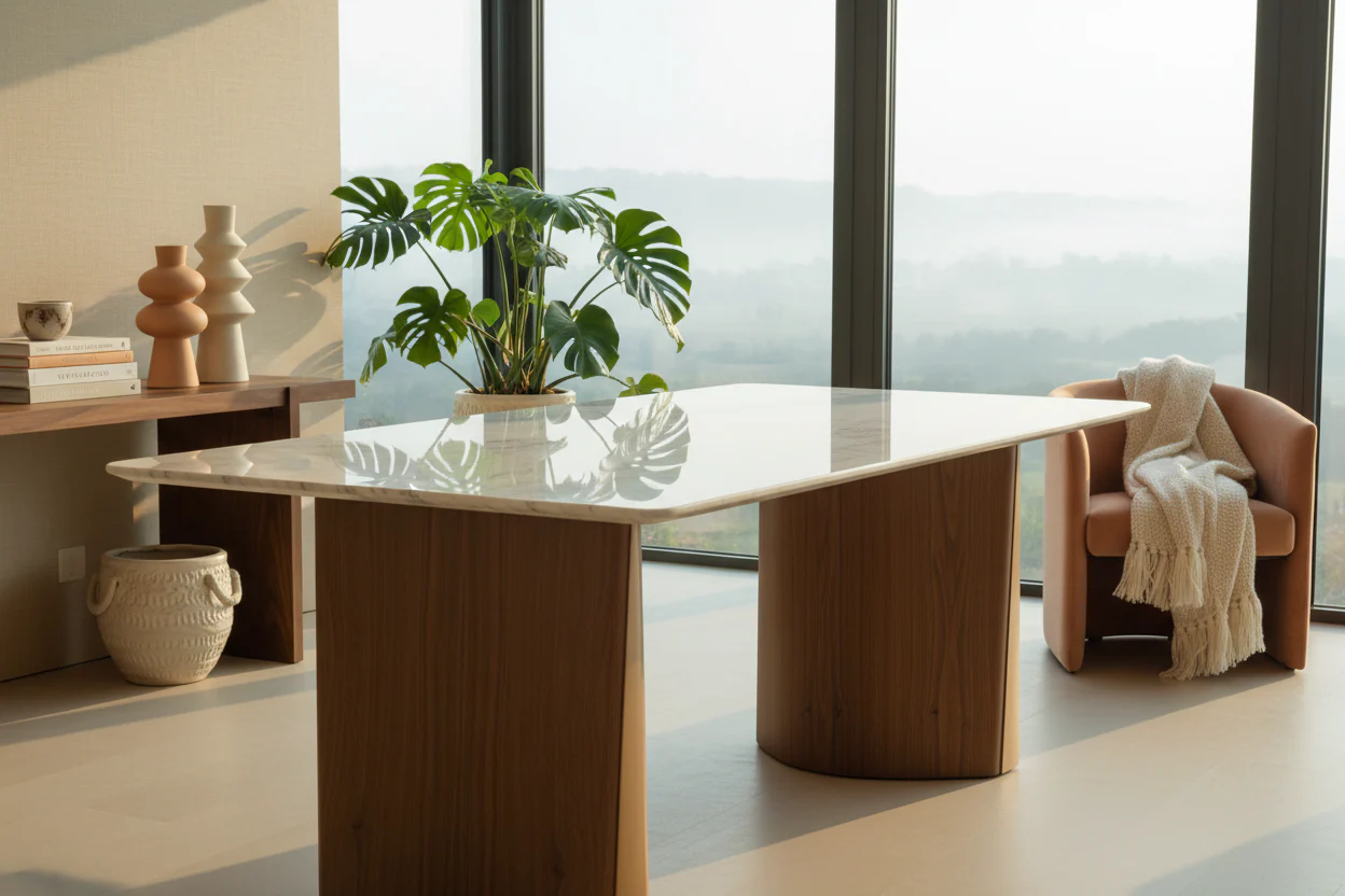 Crystal Nature Marble Table - Image 6