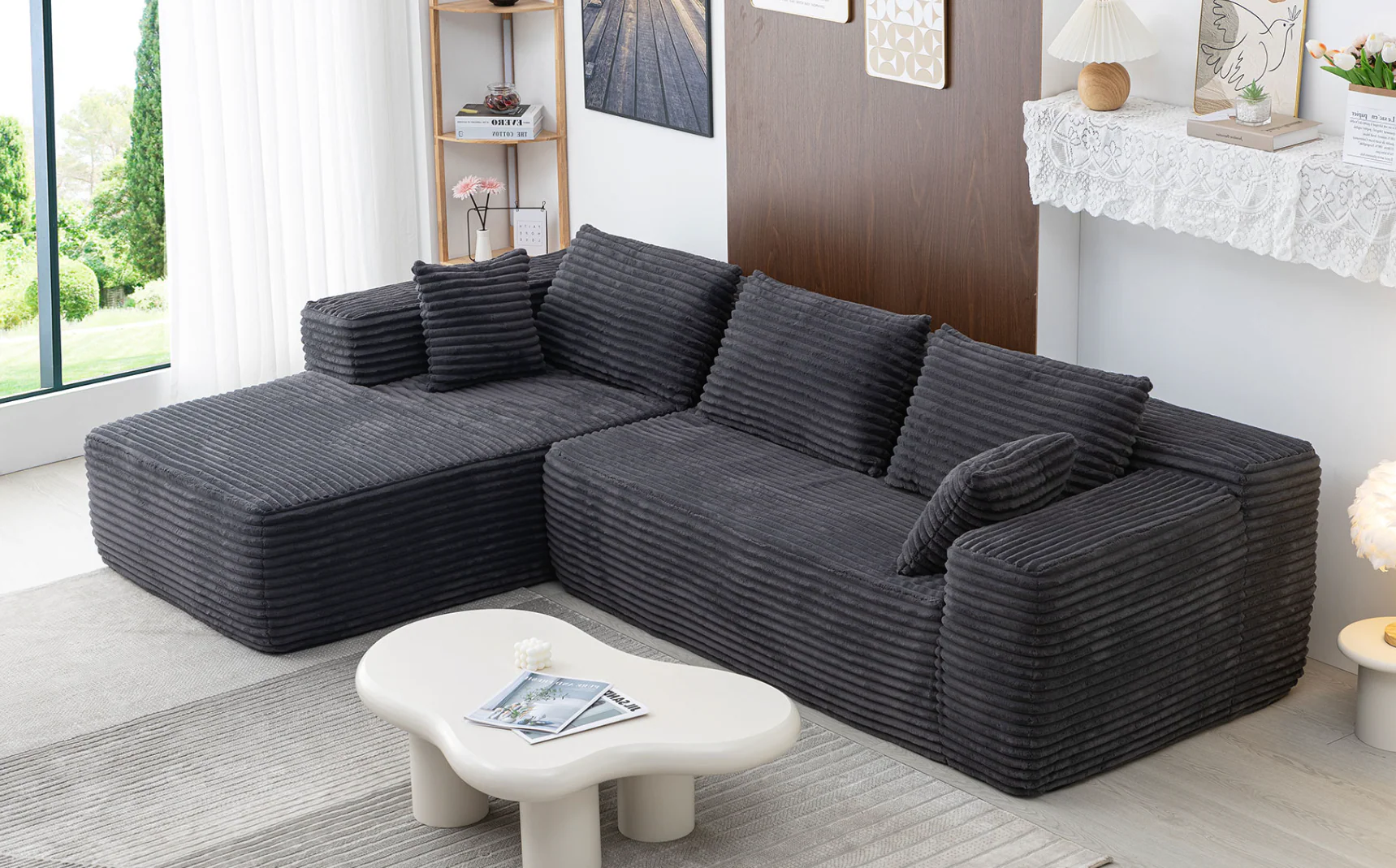 Dove Cushion Sectional - Image 4