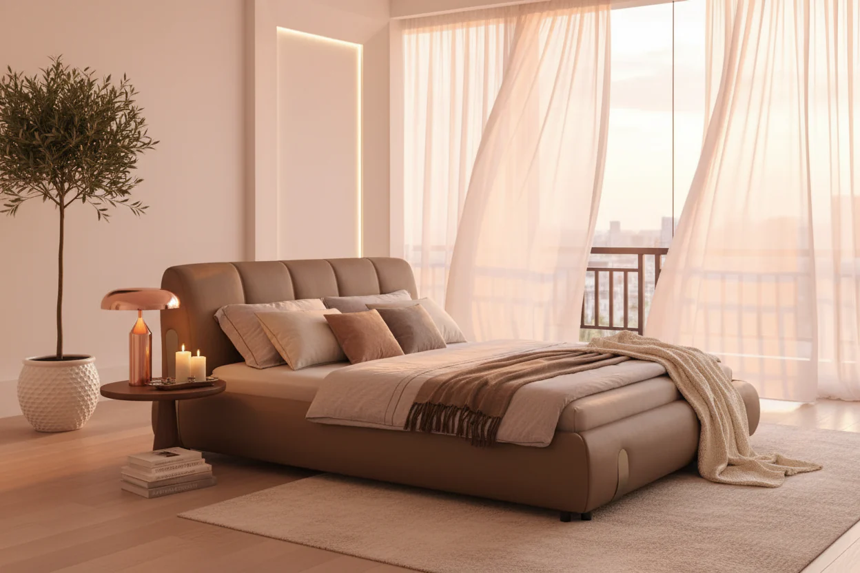 Dune Luxe Upholstered Bed - Image 11