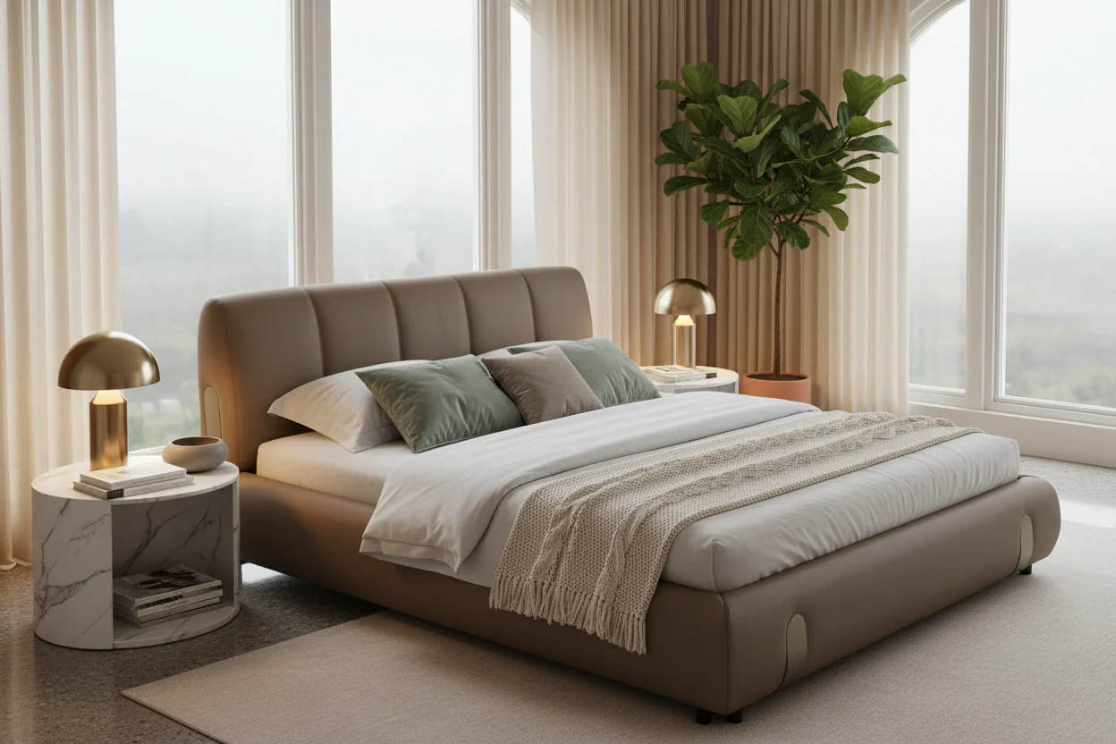 Dune Luxe Upholstered Bed - Image 5