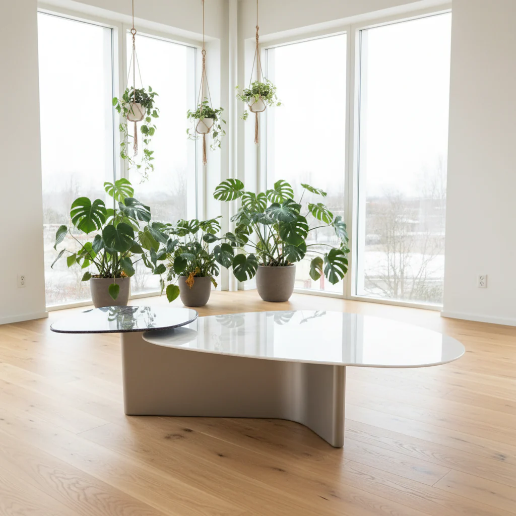 Eclipse Marble Coffee Table - Image 6