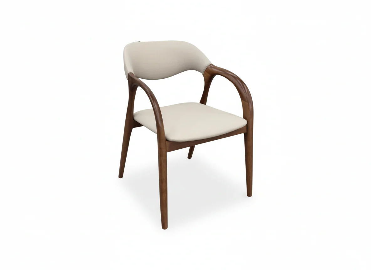 Elegant Curve Dining Chair - Image 10
