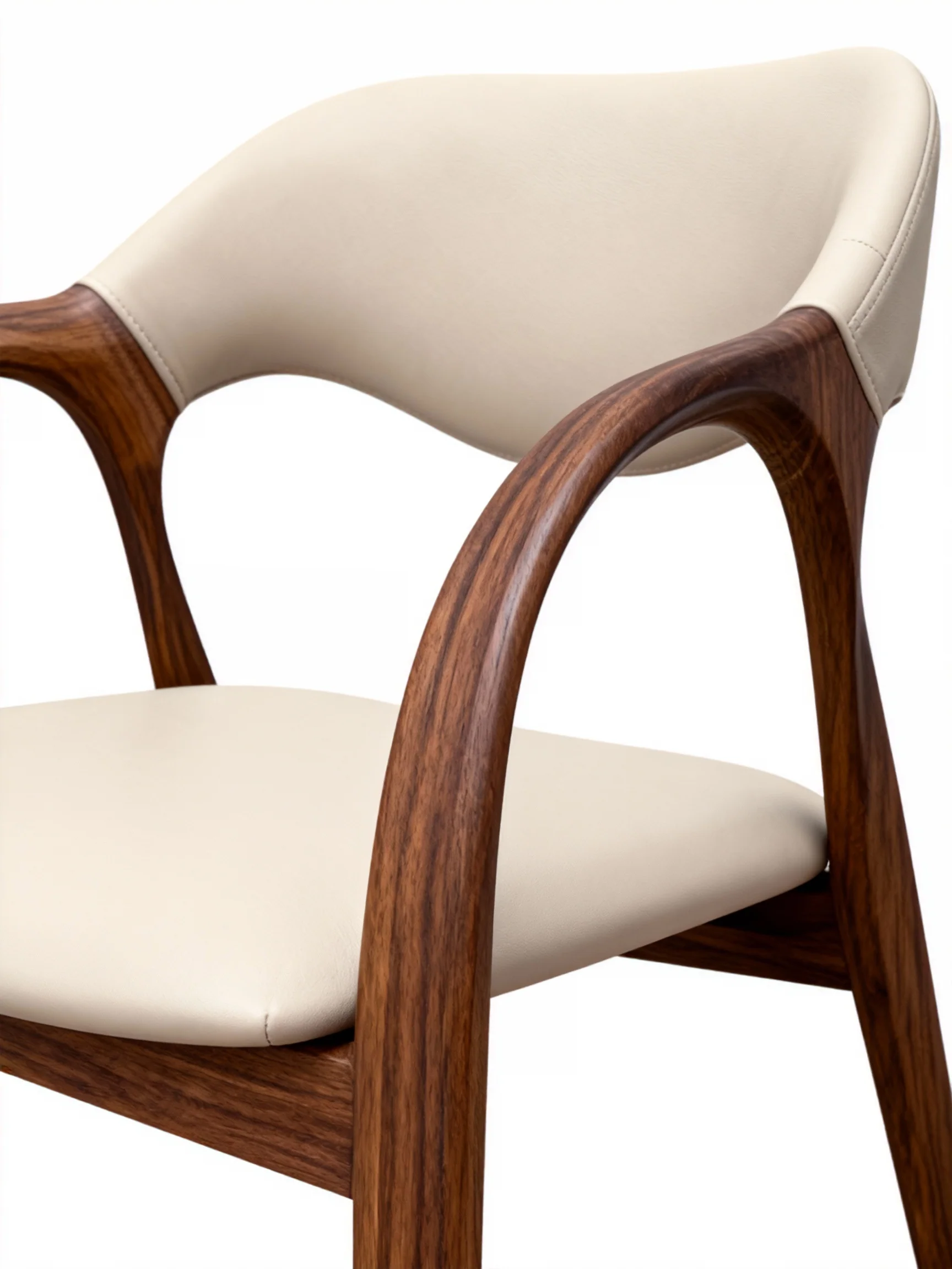 Elegant Curve Dining Chair - Image 12