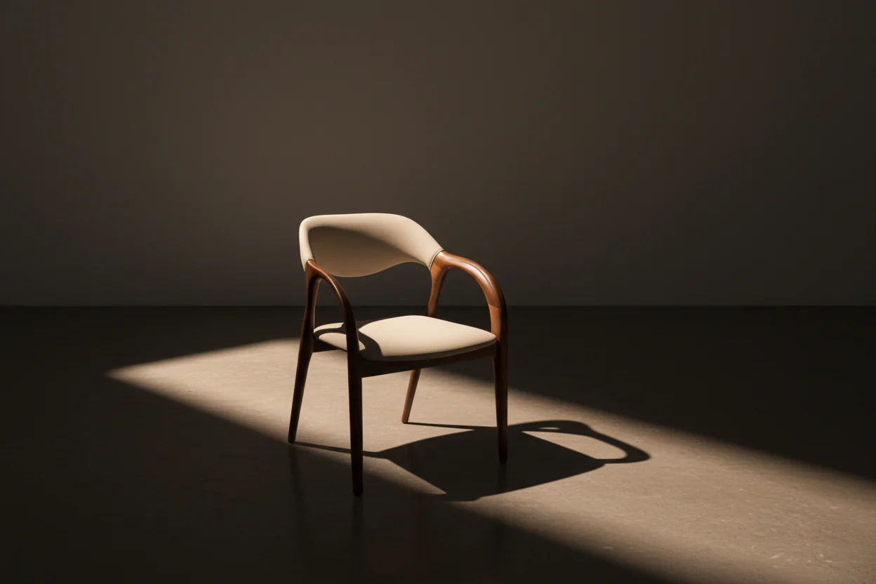 Elegant Curve Dining Chair - Image 2