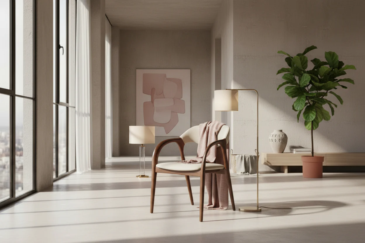 Elegant Curve Dining Chair - Image 4
