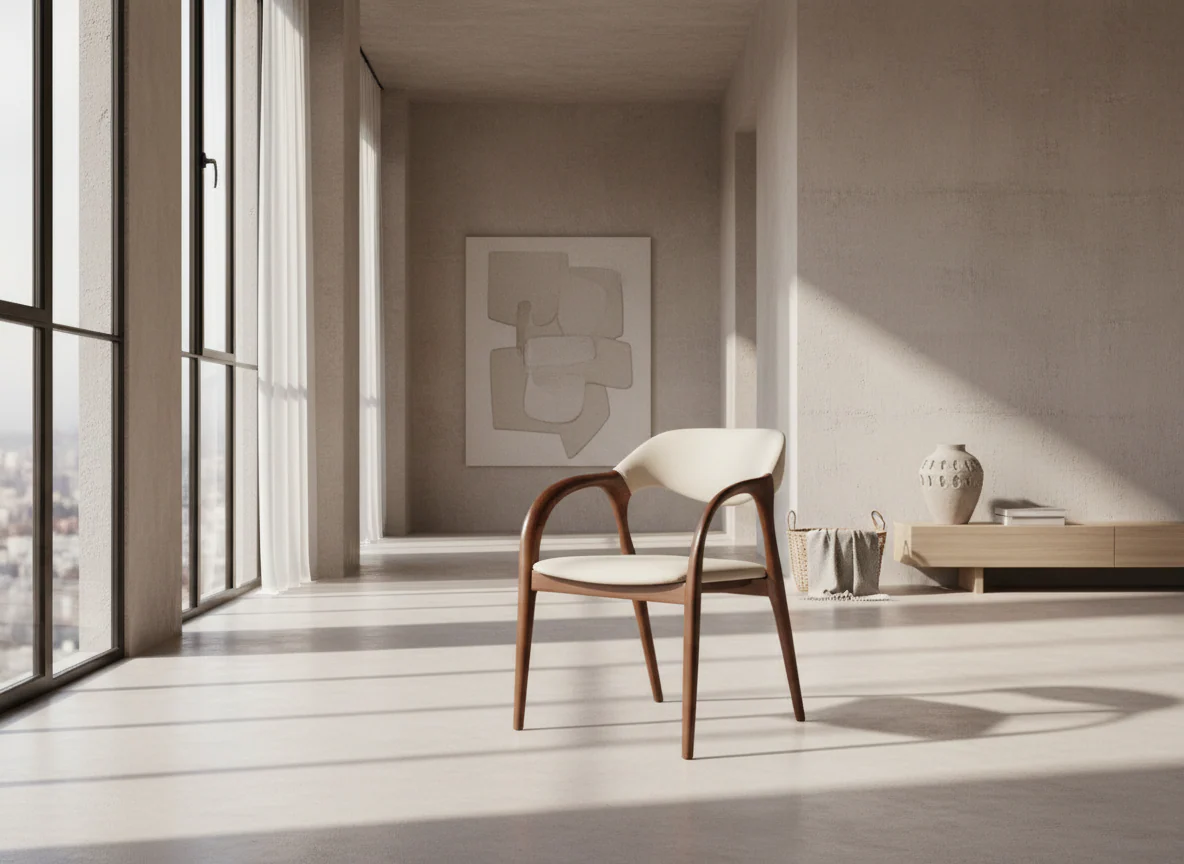 Elegant Curve Dining Chair - Image 5