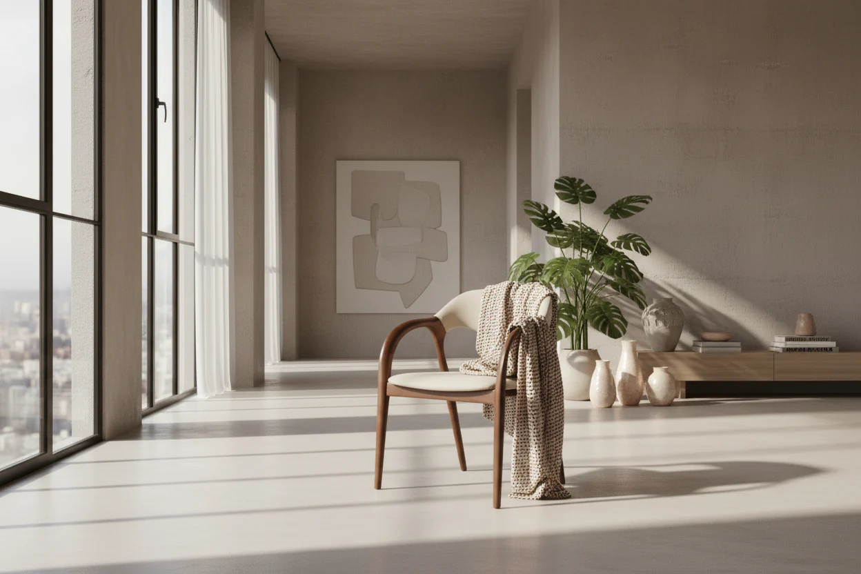 Elegant Curve Dining Chair - Image 8