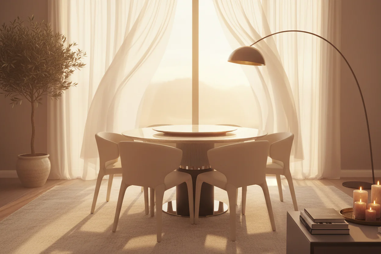 Emperador Grey Dining Table - Image 2