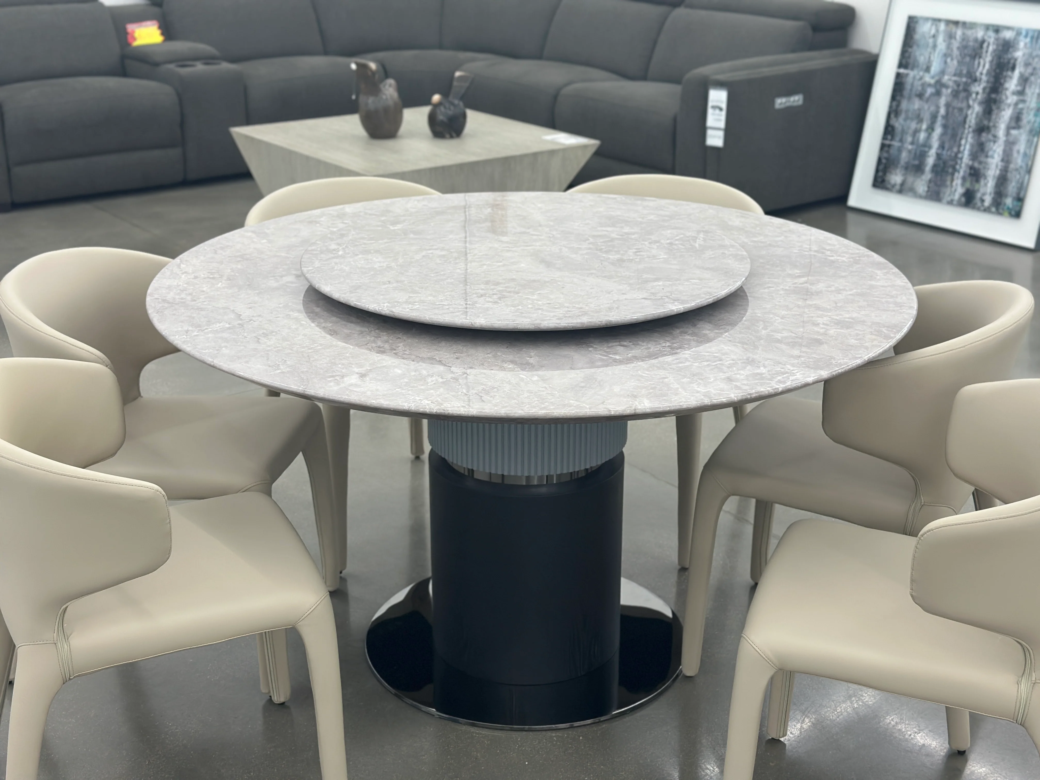Emperador Grey Dining Table - Image 7