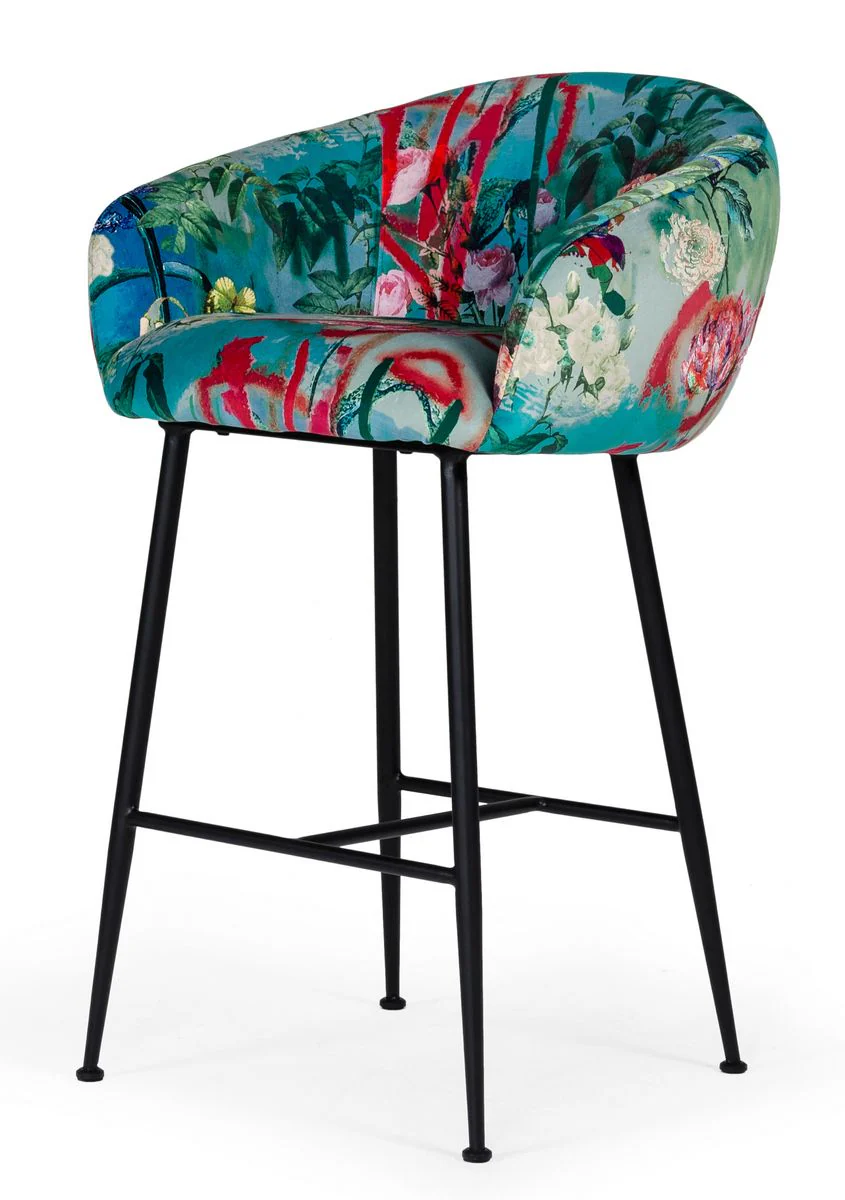 Funky Velvet Barstool