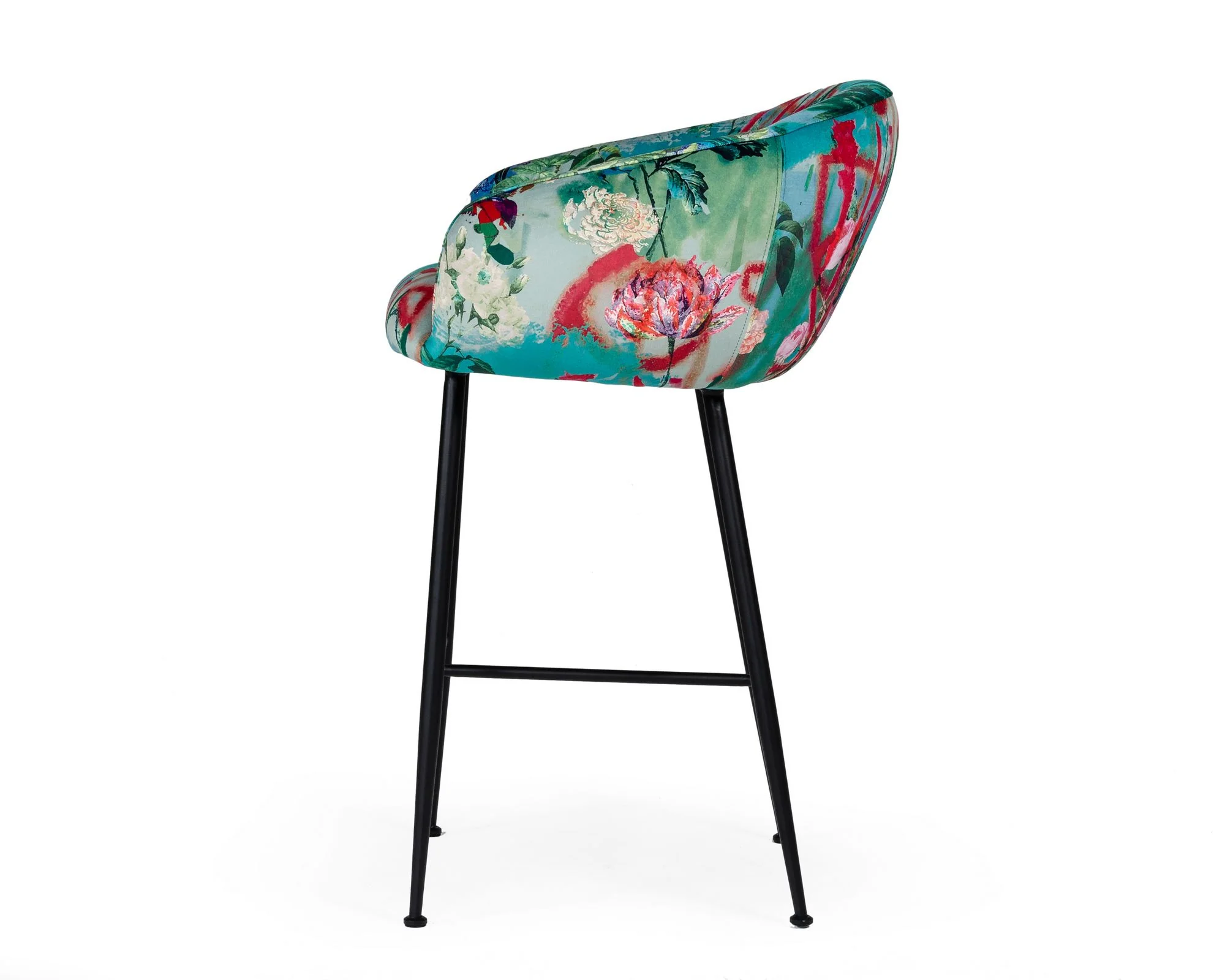 Funky Velvet Barstool - Image 2