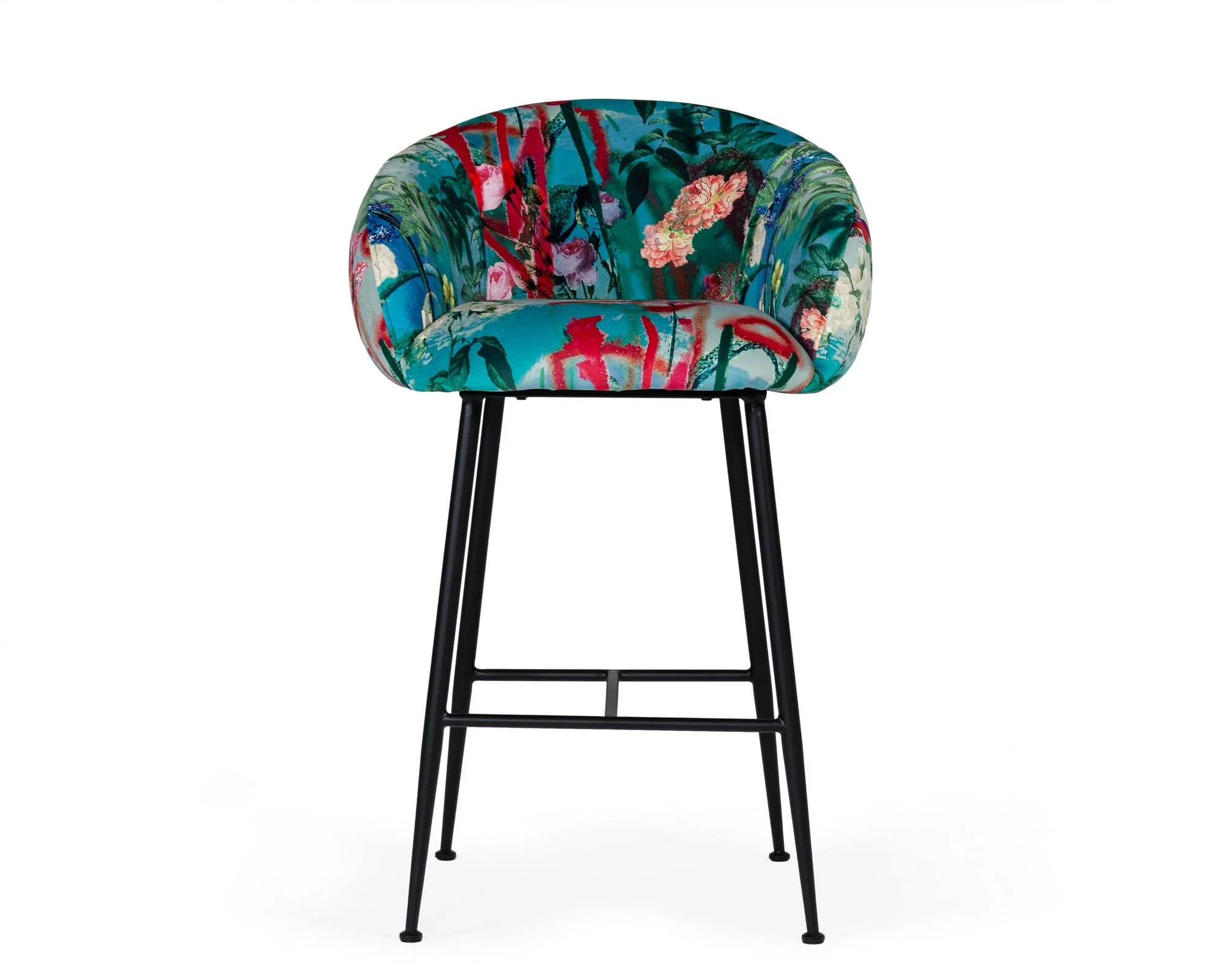 Funky Velvet Barstool - Image 3