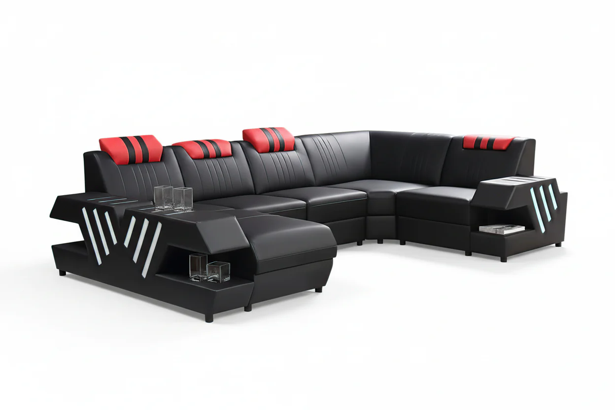 Neo Futurist LED Modern Sectional
