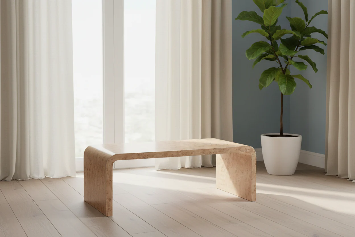 Gentian Travertine Rectangle Coffee Table - Image 3