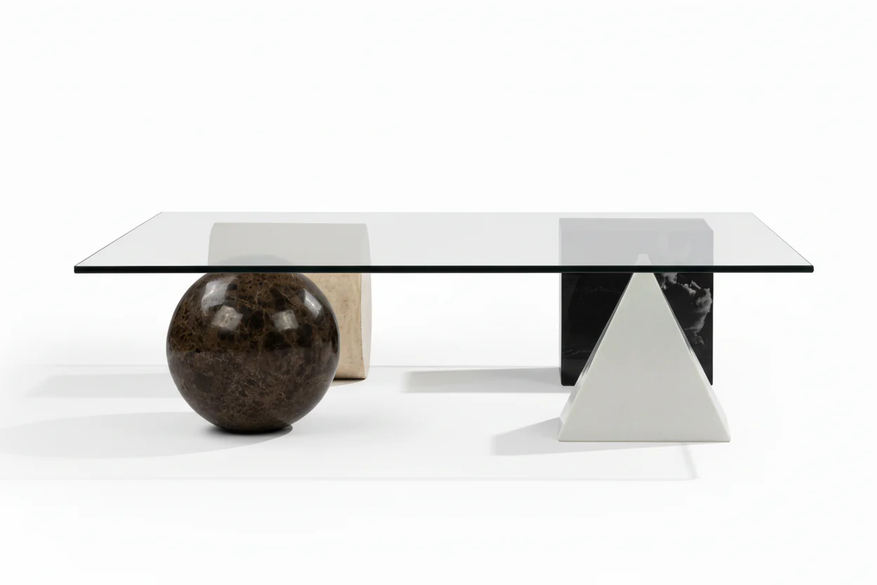 Geometric Balance Coffee Table
