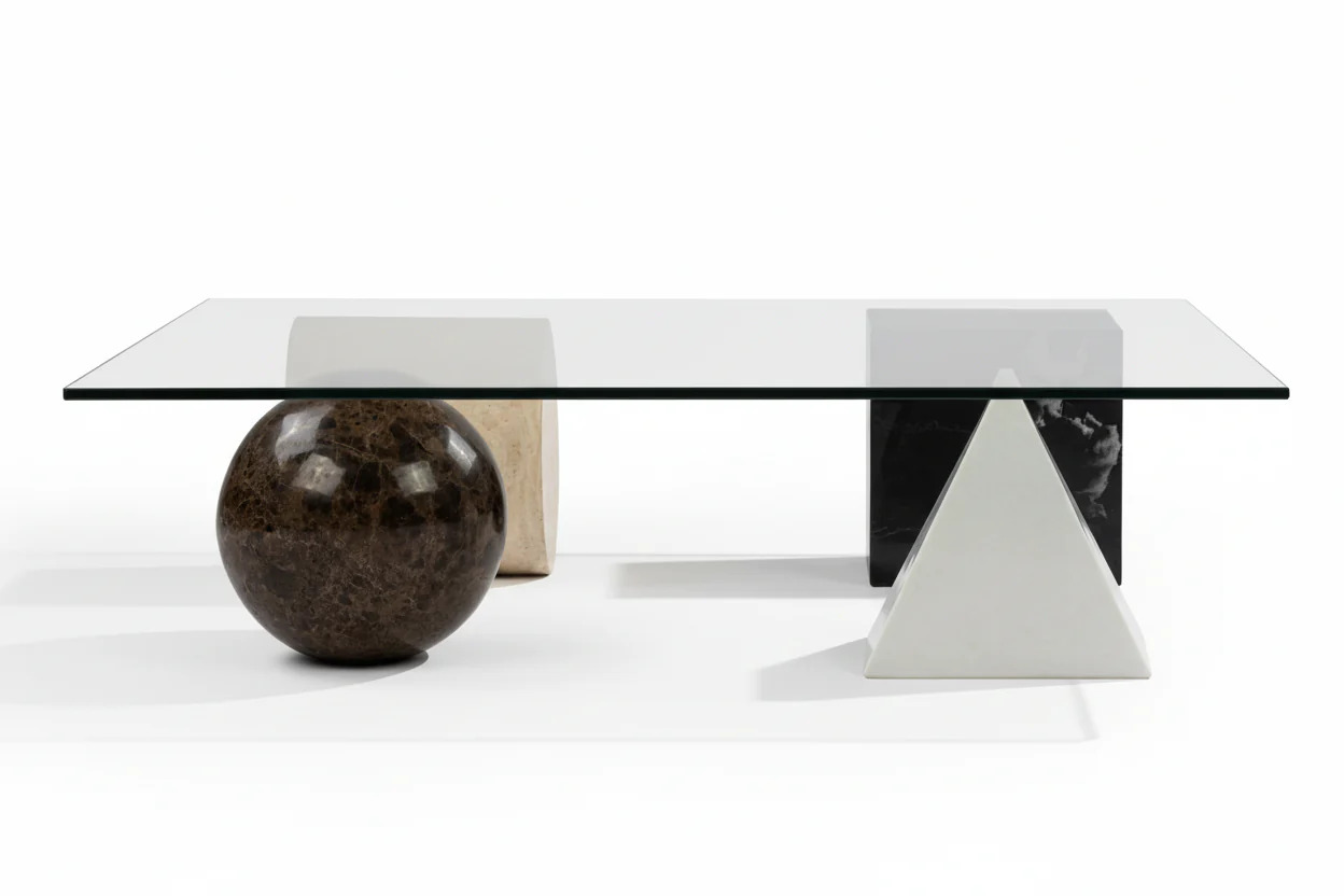 Geometric Balance Coffee Table - Image 2