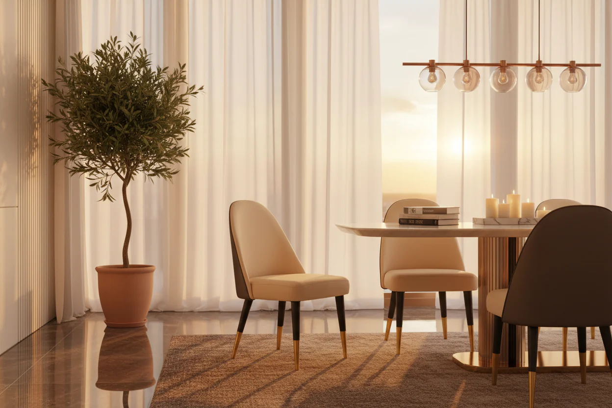 Glam Radiance Dining Chair - Image 8